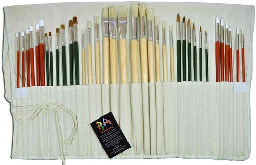 48-Piece Chip Brush Assortment - Mixed Sizes (1/2", 1", 1.5", 2") For Paint & Adhesives