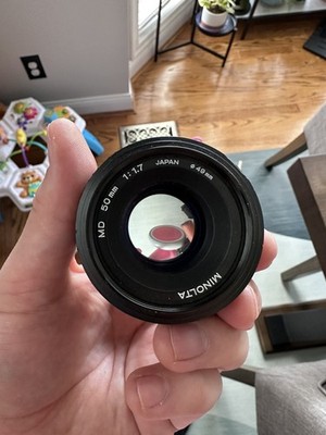 Minolta MD 50mm f/1.7 Manual Lens Minolta MD Mount 