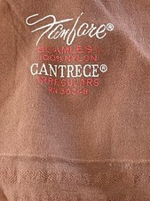 Two 2 Pair FANFARE Cantrese Nylon Stockings 9-1/2 - 10 Medium Beige Irregular