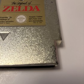 Nintendo NES Gold Cart The Legend of Zelda Cartuccia Oro, Leggi Descrizione 
