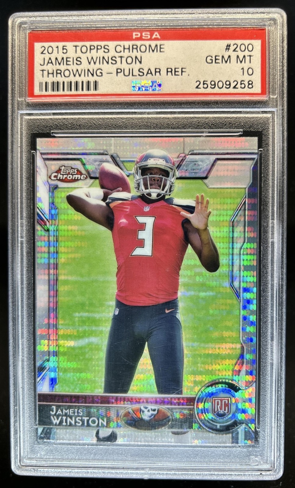Jameis Winston Topps Chrome #200 Pulsar Refractor