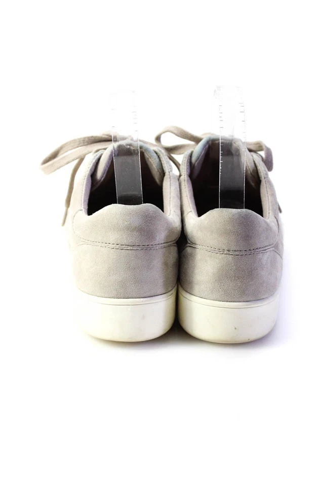 Carvela Kurt Geiger Womens Low Top Lace Up Sneakers Beige Suede Size 38 8 - Image 3 of 4