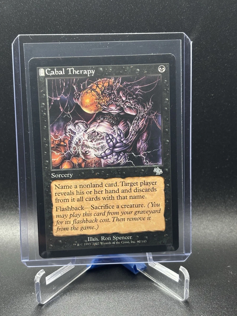 25+ Cabal Therapy Magic: The Gathering Individual Trading Card