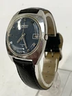 Seiko 7005-8042 Automatic Men's Watch, Navy Dial Black Strap, Date Window Works