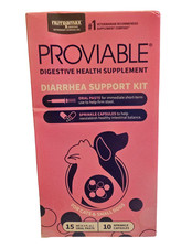 Proviable Diarrhea Support Kit Cats Small Dogs 15mL Paste 10 Caps Exp 08/26