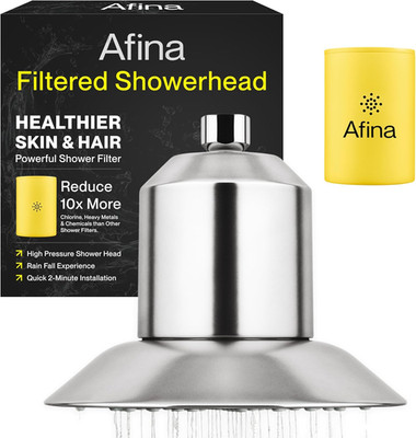 Afina Filtered Shower Head - Water Softener Showerhead with KDF-55 Shower Filter