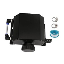 Coolant Radiator Overflow Tank Reservoir Expansion Catch Can 1 L Black