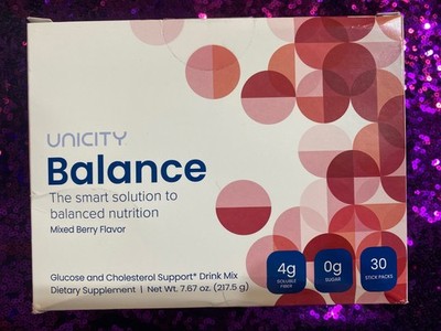 Unicity BALANCE 30 Packets/Stick Packs MIXED BERRY Exp:11/2026 Zero Sugar