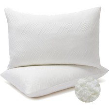 Comfort Support: Medium Firm Adjustable Memory Foam Pillow - Queen Size 30x19