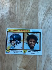 1979 Topps.          Walter Payton / Earl Campbell.               # 3