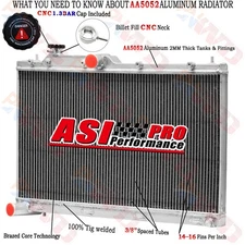 ASI Aluminum 2 Row Radiator For 2022-2024 Subaru WRX GT VB FA24 4BA-SK5