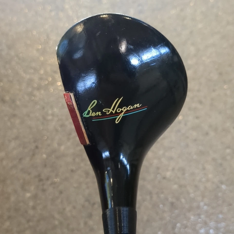 Club de madera vintage Ben Hogan ranura de 3 velocidades mano derecha eje de acero 43" Dura-ply Foto 2 de 4