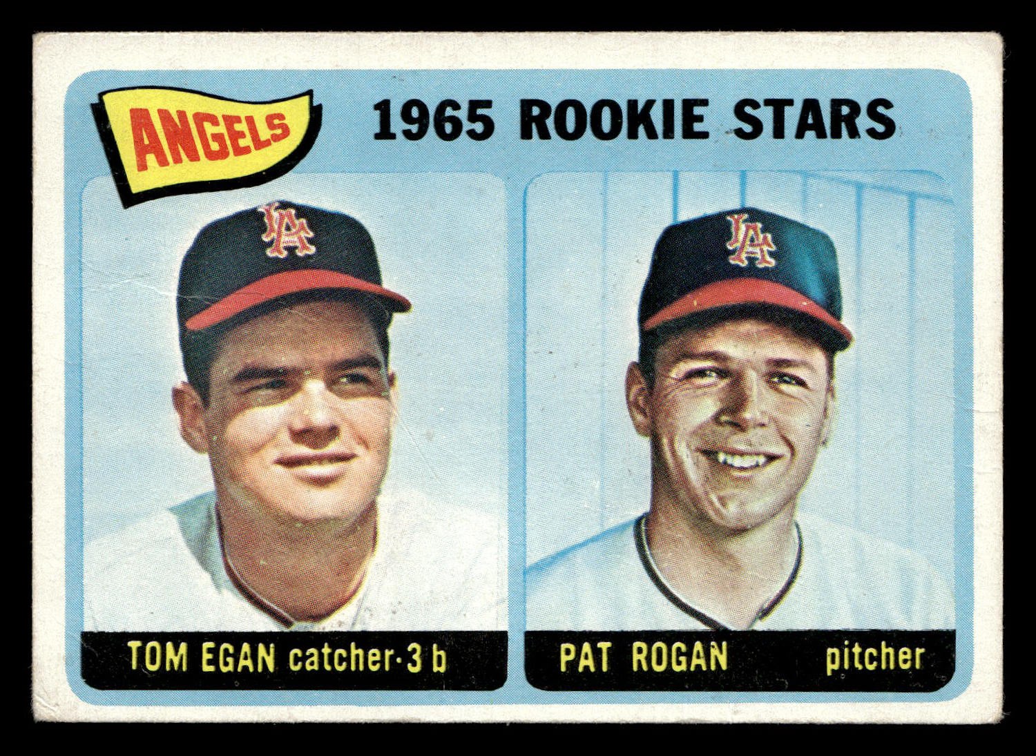 1965 Topps Angels Rookie Stars Tom Egan/Pat Rogan #486 GD Los Angeles