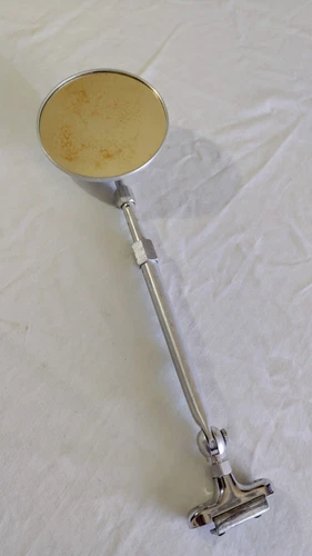 Vintage Yankee Custom Clip On Accessory Mirror Car Hot Rod Truck Camper Wagon