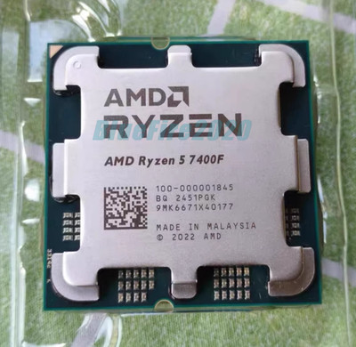AMD Ryzen 5 7400F Socket AM5 3.70GHz 6-core 12-thread 65W 32MB CPU Processor