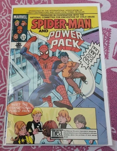 1984 Spider-Man Power Pack #1 Marvel Comic Book 80s New Mint Old Vtg Rare A+