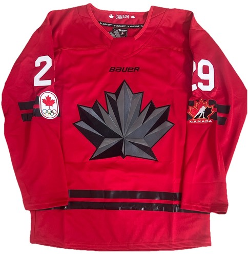 Nathan MacKinnon Canada New Mens Large L RARE Jersey ‘26 Olympics Avalanche