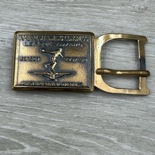 Vintage Belt Buckle American Bowling Congress Most Improved Award 1957-1958