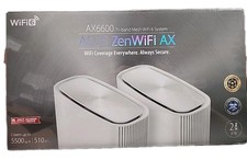 ASUS ZenWiFi XT8 Tri-Band Mesh Wi-Fi 6 System - White Set of 2 