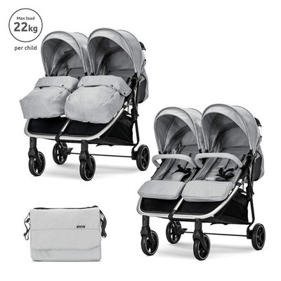 Lorelli Duo Zwillingskinderwagen - Cool Grey