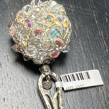Tacori Sterling Bridal Collection Hair Pin Hairpin Round ball Iridescent beads