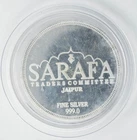 India Sarafa Jaipur 100 Grams .999 Fine Silver Traders Committee DC-6957