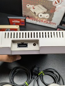 Nintendo AV FAMICOM With Box Games & 2 Controllers US Seller Tested Works Well