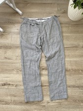 Suitsupply Brentwood Men  s Linen Trousers Classic Pants Size 50