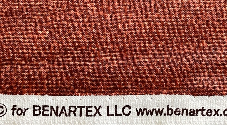 Burlap by Dover Hill for Benartex Cotton Screen Print Style P757- 31 In x 42 - Image 3 of 4