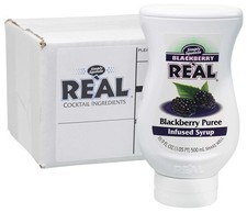 BLACKBERRY RE L, Blackberry Puree Infused Syrup, 16.9 FL OZ Squeezable Bottle P