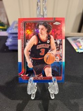 2025-26 Topps Chrome NBA Josh Giddey #48 Red White & Blue Refractor - Bulls