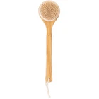 Long Handled Shower Bath Body Brush - Bathroom Wet & Dry Exfoliating Scrubber