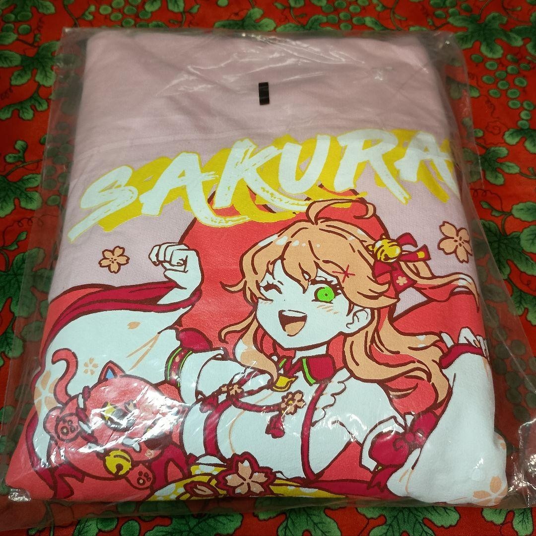 Hololive Sakura Miko OMOCAT Hoodie S Size Official 2023 Collab Apparel jp