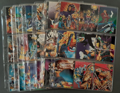 1991 Comic Images X-Men Jim Lee Art Full 90 Card Set in Sleeves