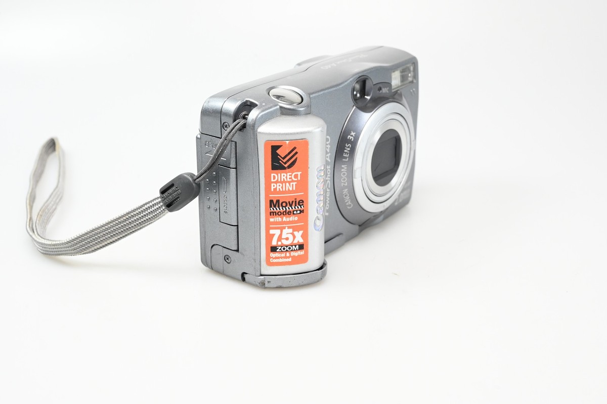 Canon PowerShot A40 2.0MP 3x Zoom Silver Compact Digital Camera