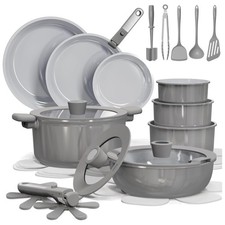 26PCS Pots and Pans Set Non Stick, Cookware Set Pots and Pans Induction Cook War