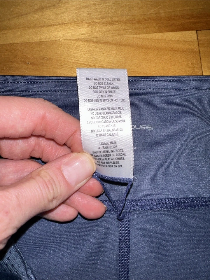 Beach House Shorts Womens 12 Swim Gray Lightweight Trunks Surfer UPF Pro Zip - Image 4 of 4