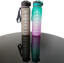 KHAMPA Outdoor 32oz Humorous Demotivational Leakproof BPA Sport Water Bottle