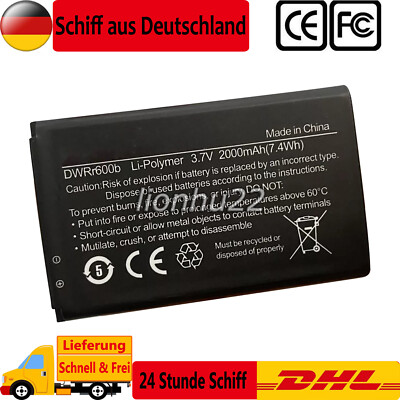 3.7V 2000mAh Neu Akku DWRr600b für D-Link DWR-932 C1 DWR-932C A1 6BT-R600B-2902