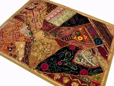 35' Dinning Room Wall Covering Tapestry Wall Hanging Patchwork Art Embroidery