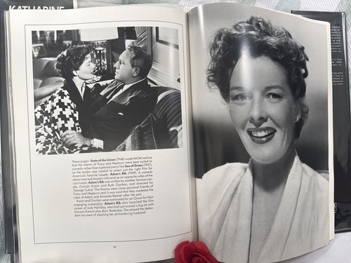Vintage Katharine Hepburn A Hollywood Portrait 1993 HC DJ Oversized 14.5”x10.5” - Foto 6 di 7