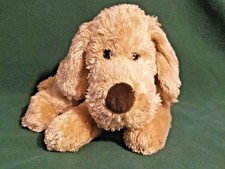 Vtg Plush Golden Lab Retriever Dog Floppy Ears Beanie 11" by Golden Bear