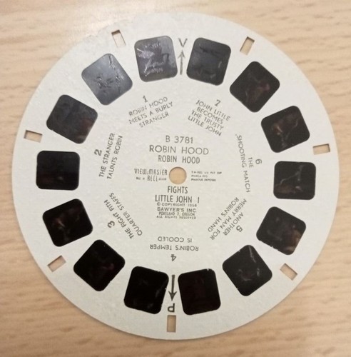 gaf View-Master ROBIN HOOD Stereo Bilder, Geldbörse & Booklet - Bild 7 von 12
