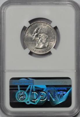 2005 NGC MS65 Missing Clad Layer California Quarter Mint Error