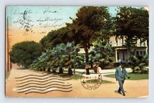 Postcard Louisiana New Orleans LA St Charles Avenue 1907 Posted Undivided