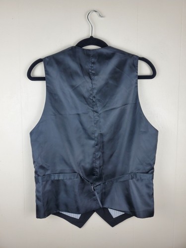 Stafford Essentials Dress/Suit Vest- Size Small Men's - Black button up slim fit - Picture 6 of 9