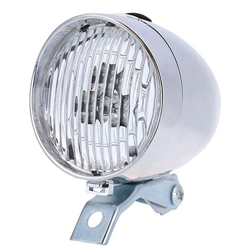 Bicycle 3 LED Front Light Safe Warning Night Riding Headlight Bracket Parts Chic