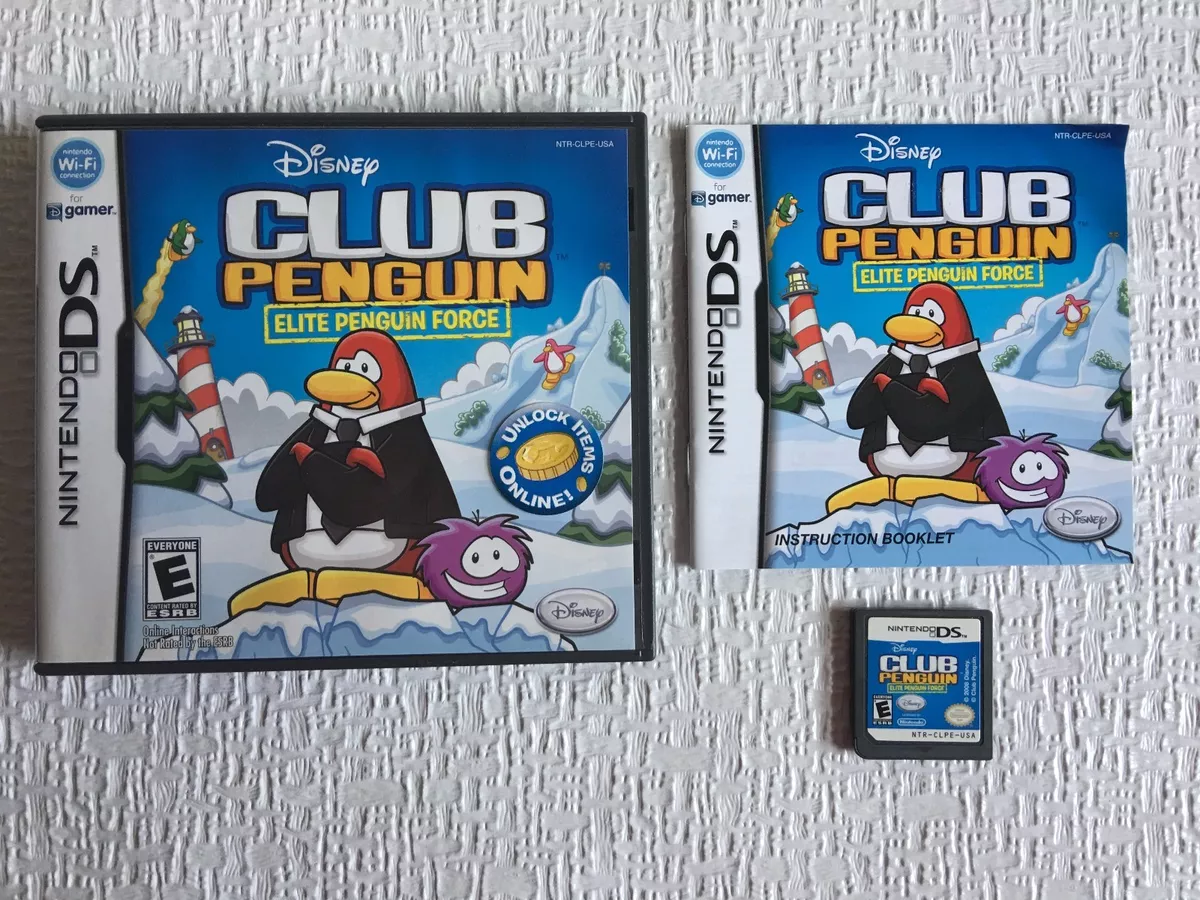 Nintendo Ds Club Penguin Elite Penguin Force Game With Case And Booklet