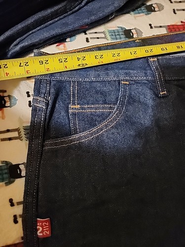 Reed FR Flame Resistant Mens 52 x 31 Blue Denim Cotton Work Jeans Cat 2 2112 - Picture 8 of 9