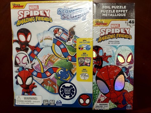 Marvel Spidey & Amazing Friends Jeu Scavenger Scurry Game New In Box - 第 1/2 張圖片